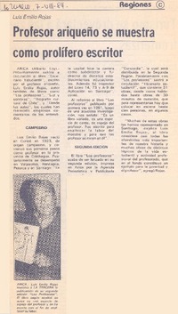 Profesores ariqueño se muestra como prolífero escritor.