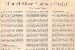 Manuel Silva: "lobos y ovejas"