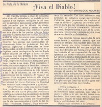 Viva el diablo!