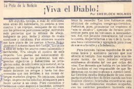 Viva el diablo!