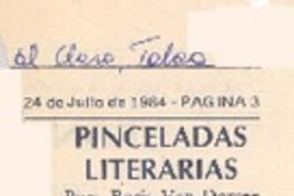 Pinceladas literarias
