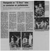 Navegando en "El Arca" lolos se convierten en profesionales.