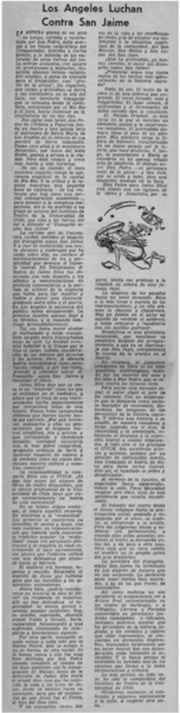 Los Ángeles luchan contra San Jaime