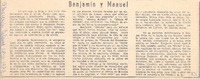 Benjamín y Manuel
