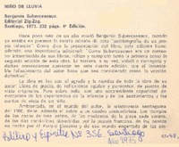 Niño de lluvia