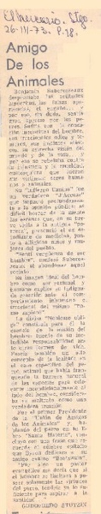 Amigo de los animales