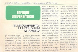 El descubrimiento" a la conquista de América.
