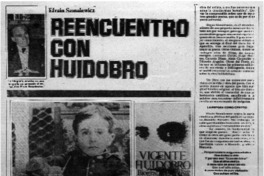 Reencuentro con Huidobro.
