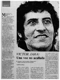 Víctor Jara: una voz no acallada