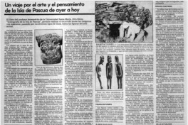 Un Viaje por el arte y pensamiento de la Isla de Pascua de ayer a hoy.