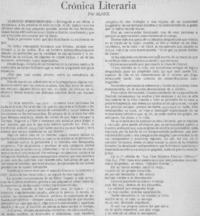 Crónica literaria