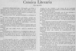Crónica literaria