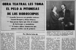 Obra teatral le toma el pelo a pitonisas de los horóscopos