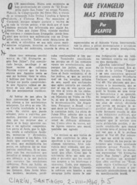 Que Evangelio más revuelto