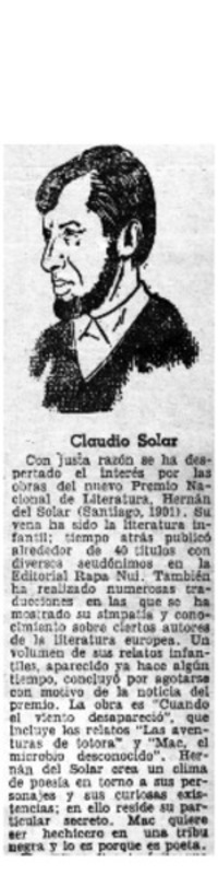 Interés mundial por novela de un chileno.