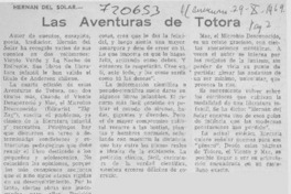 Las aventuras de Totora