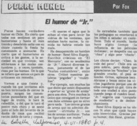 El humor de "Jr."