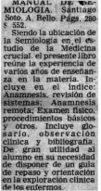 Manual de semiología