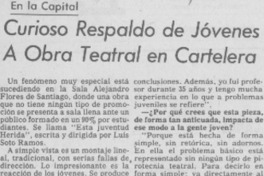 Curioso respaldo de jóvenes a obra teatral en cartelera: [entrevista]