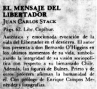 El mensaje del libertador.