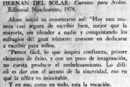 Hernán del Solar.
