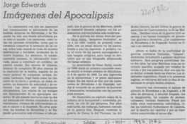 Imágenes del apocalipsis.