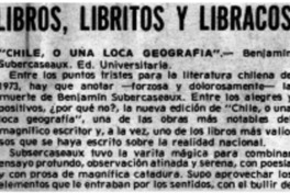 "Chile o una loca geografía".