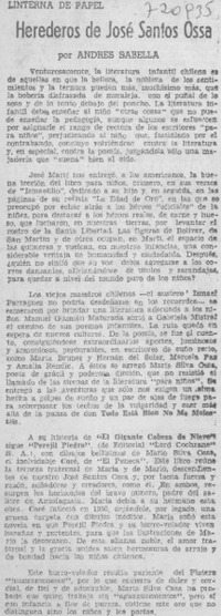 Herederos de José Santos Ossa