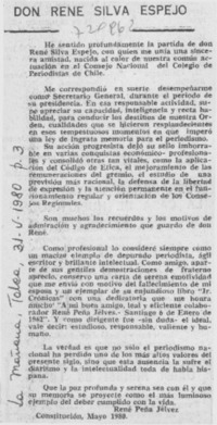 Don René Silva Espejo