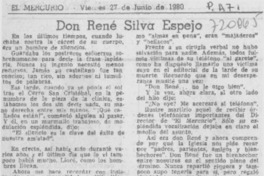 Don René Silva Espejo