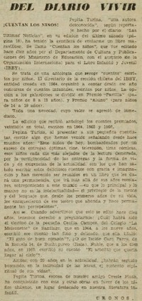 ¡Cuentan los niños!