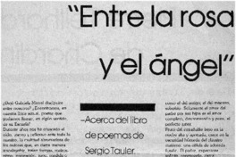 "Entre la rosa y el ángel"