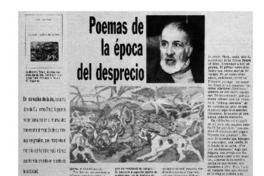 Poemas de la época de desprecio