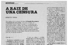 A raíz de una censura