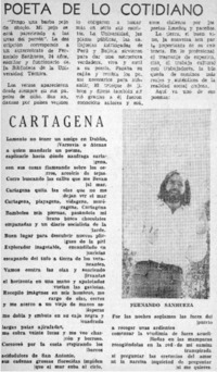 Poeta de lo cotidiano.