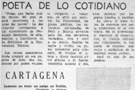 Poeta de lo cotidiano.