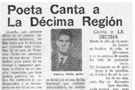 Poeta canta a la décima región.