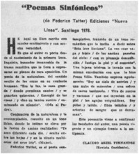 "Poemas sinfónicos"