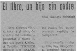 El libro, un hijo sin padre