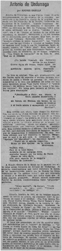 Antonio de Undurraga