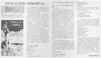 Evocación inmortal