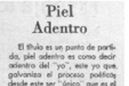 Piel adentro