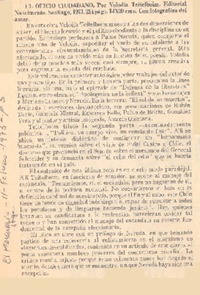 El oficio ciudadano.