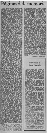 Páginas de la memoria