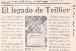 El legado de Teillier.
