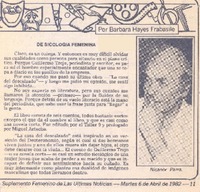 De sicología femenina