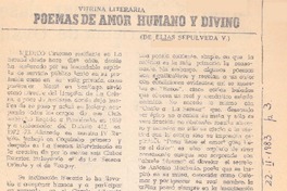 Poemas de amor humano y divino
