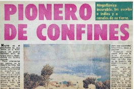Pionero de confines