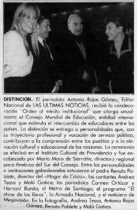 Antonio Rojas Gómez.