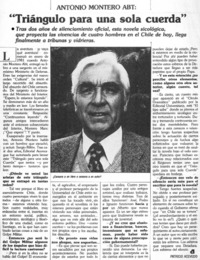 "Triángulo para una sola cuerda" : [entrevistas]